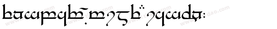 Tengwar Optime Diagon字体转换